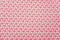 Neon Pink-White Poly Dot Print Liverpool Double Knit Fabric By the Yard